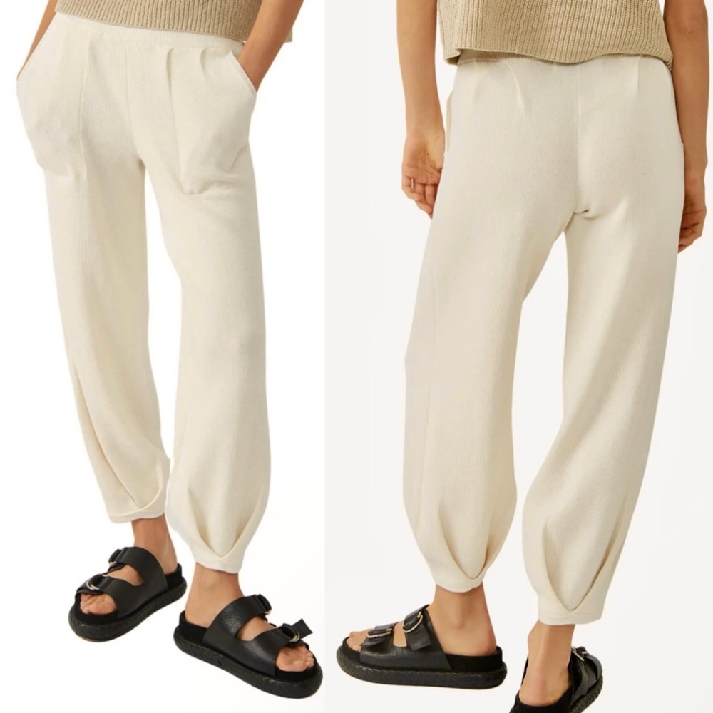 FP Free People Beach | Linen Blend Boho Joggers/Pants | Women’s XL